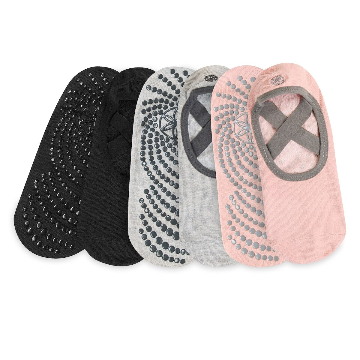 Chaussettes de barre de yoga 3 pièces