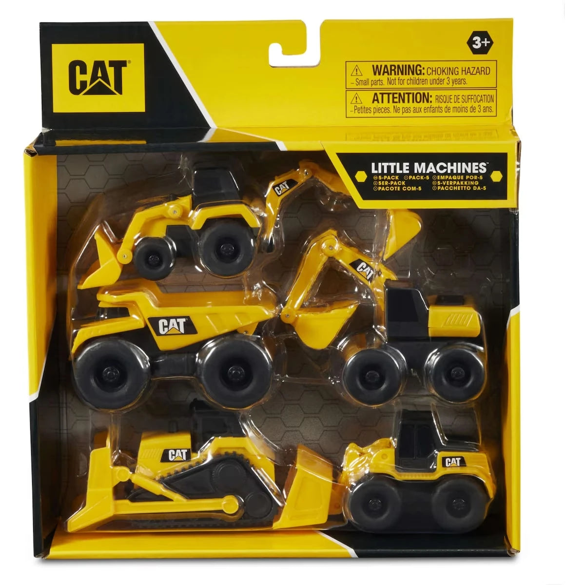 Assortiment de 5 véhicules Little Machines Cat®