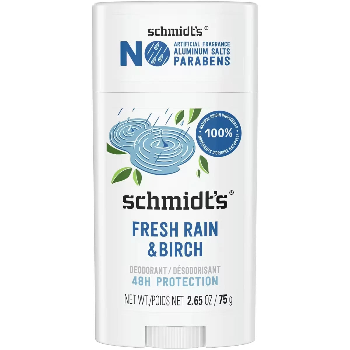 Désodorisant 48 h Fresh Rain & Birch avec 100 % d'ingrédients d'origine naturelle