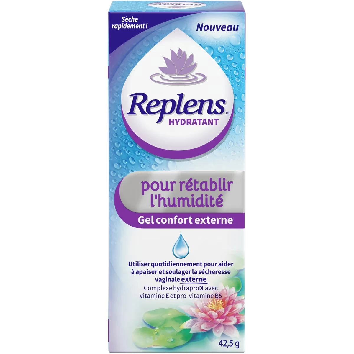 Gel Confort Externe Pour Rétablir L’humidité
