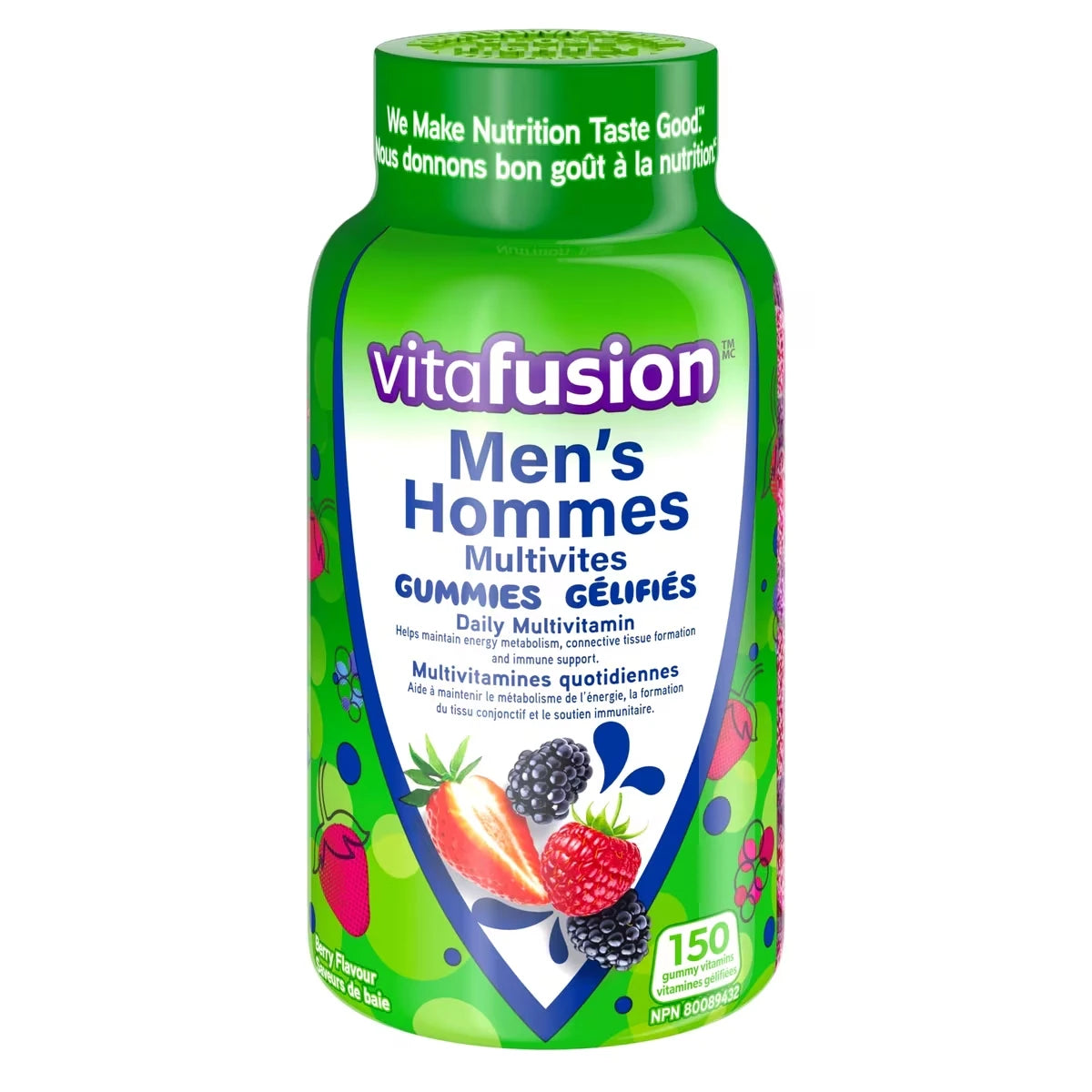 vitamines gélifiées pour hommes Vitafusion