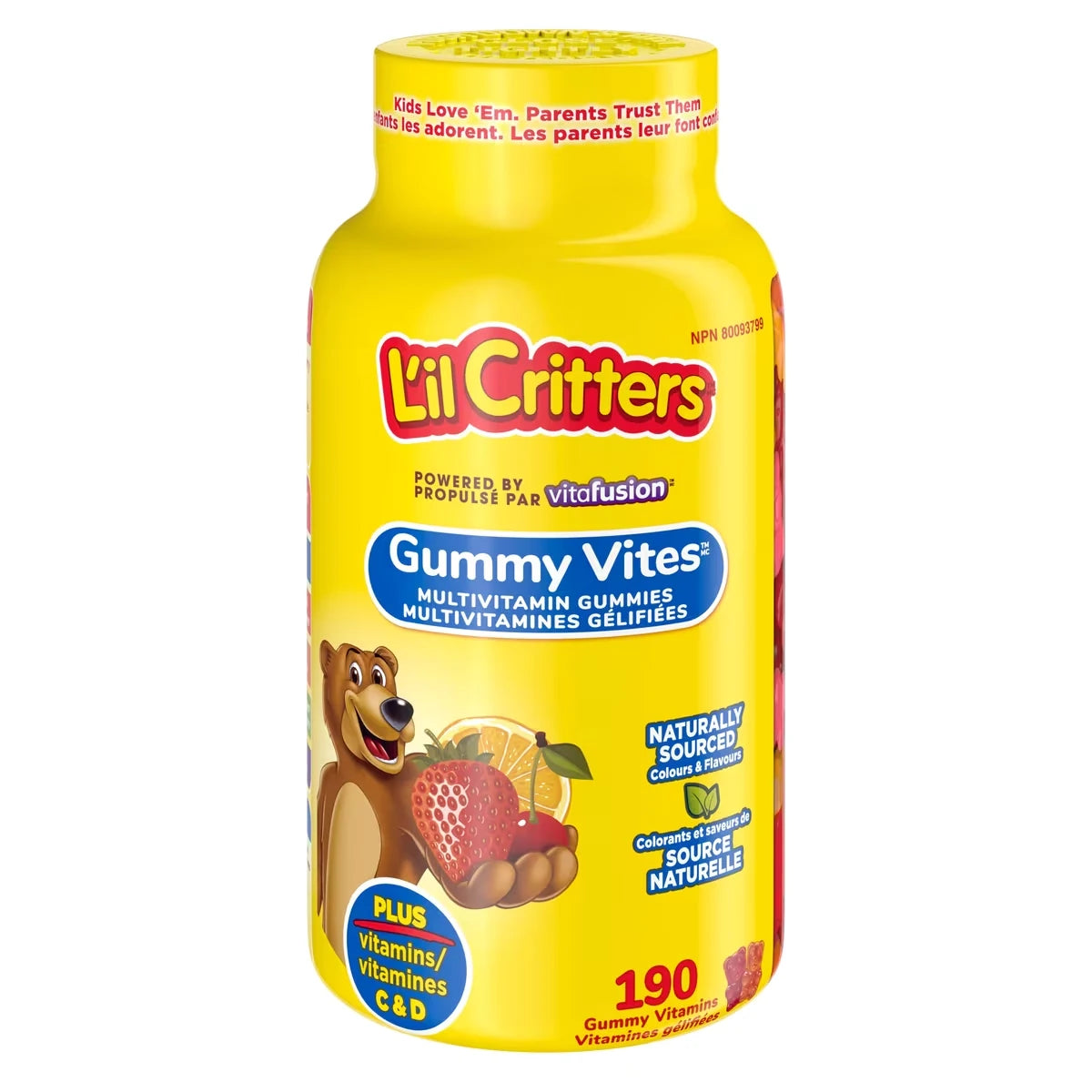 Vitamines gelifiées Multivitamines complètes GummyVites pour enfants