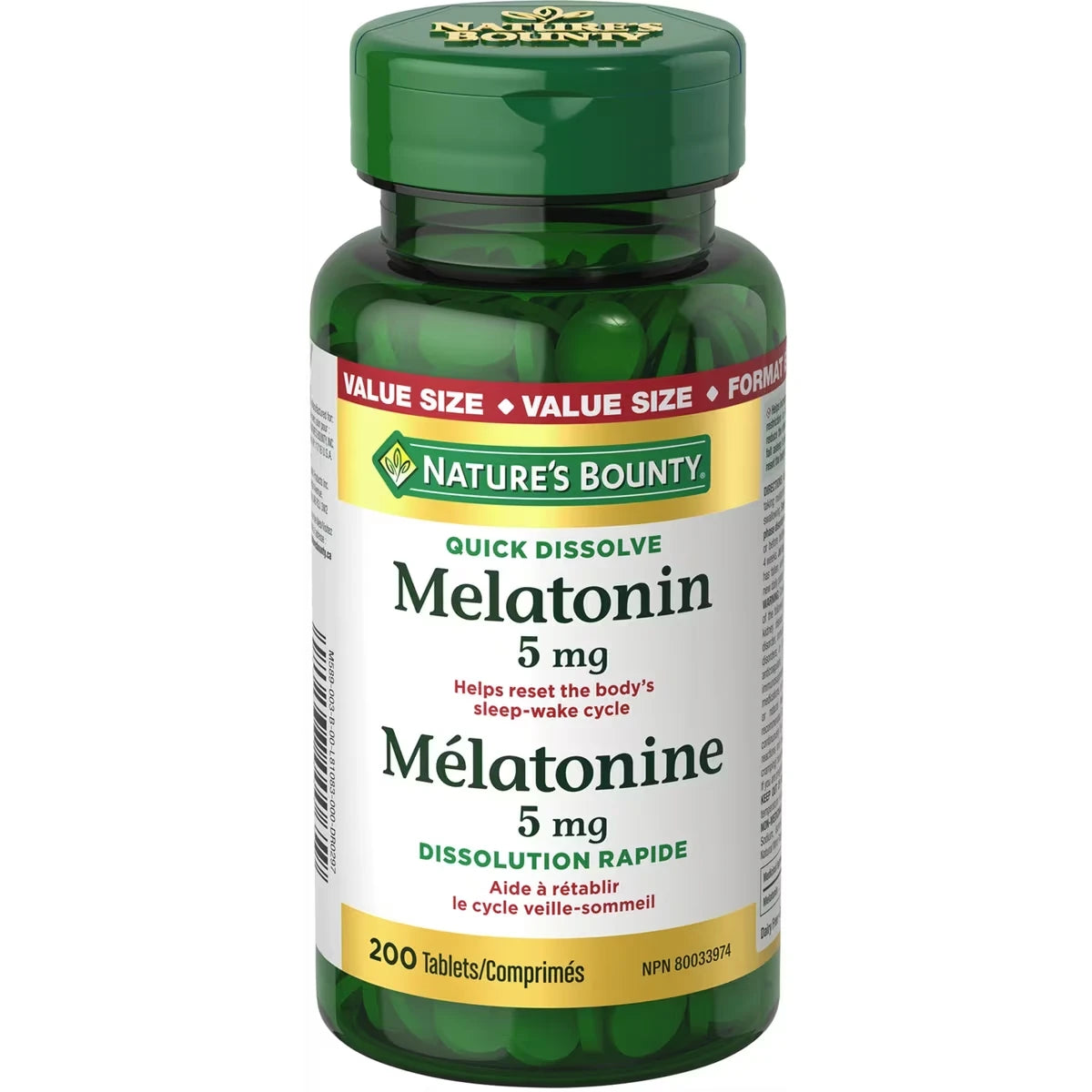 Mélatonine sublinguale extra forte 5 mg