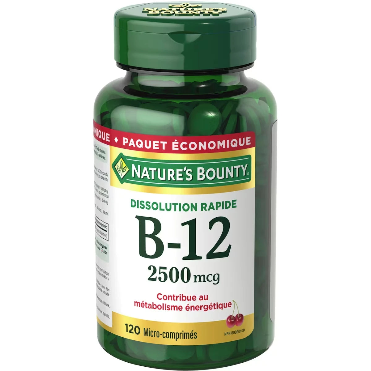 B-12 2500 mcg Dissolution rapide