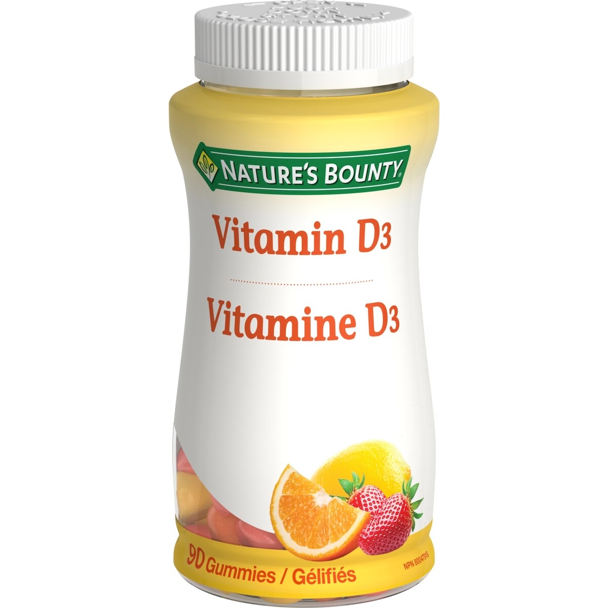 Gélifiés de vitamine D3, aident la fonction immunitaire