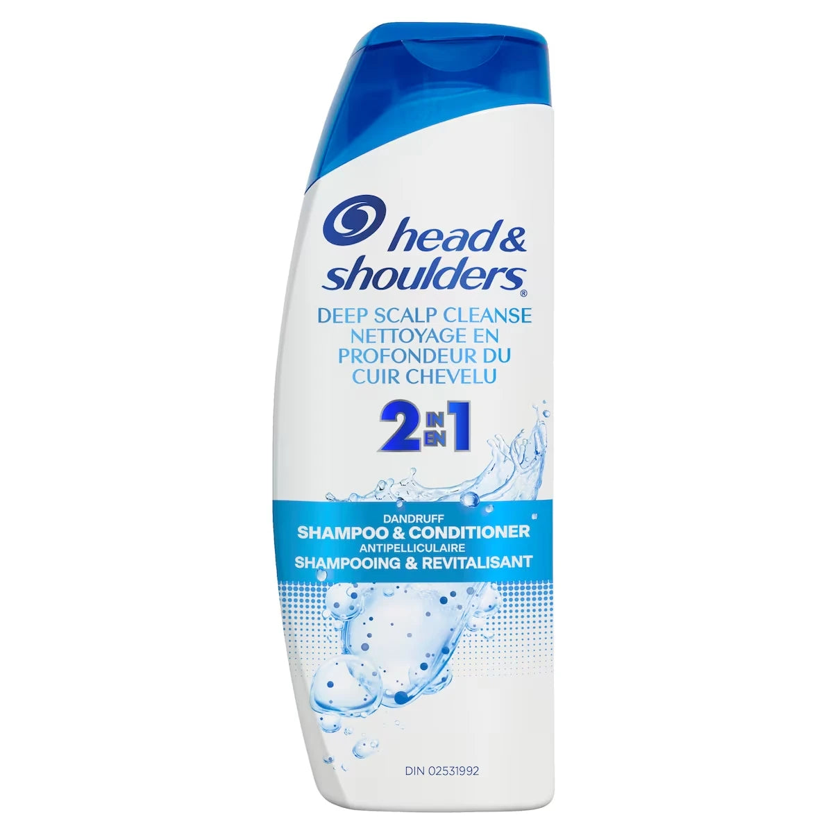Shampooing et revitalisant 2 en 1 Head & Shoulders Nettoyage en profondeur du cuir chevelu