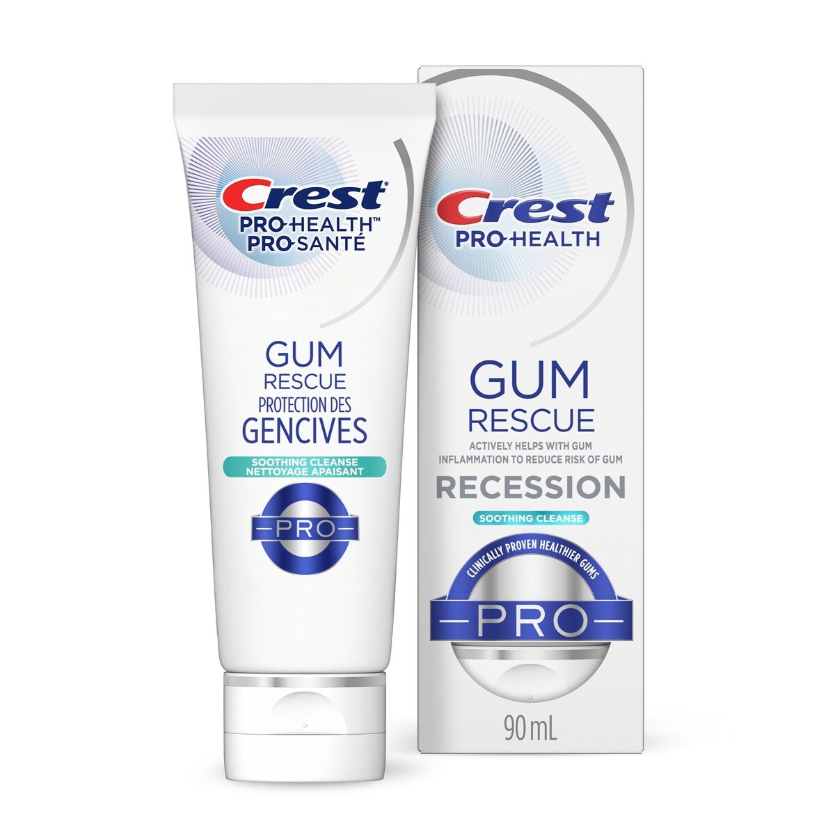 Dentifrice Pro-Santé Protection des gencives, 90&nbsp;mL – Anticarie, dentifrice au fluorure antibactérien, éprouvé en clinique pour des gencives plus saines.