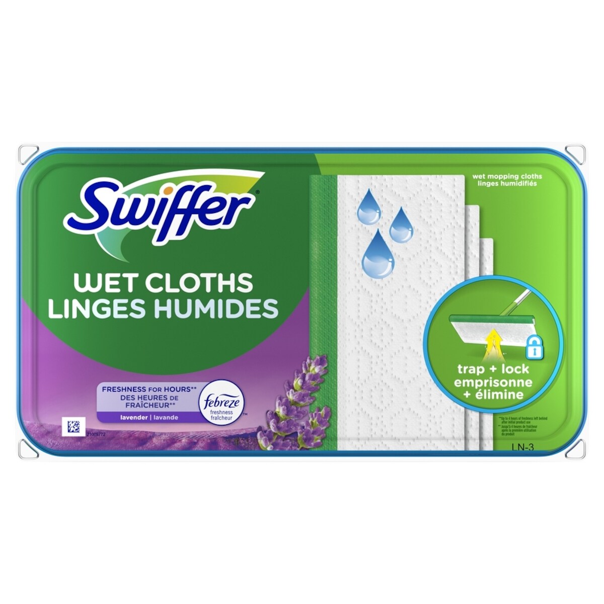 Linges humides parfum Lavande