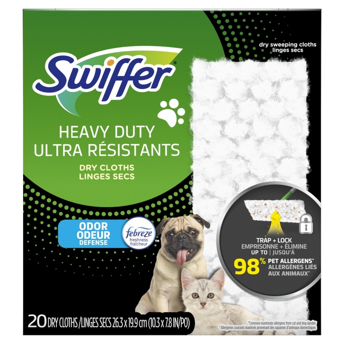 Linges secs ultra résistants animaux