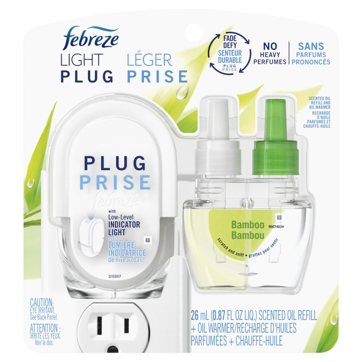 Assainisseur d’air Febreze Prise, trousse de départ d’huile parfumée