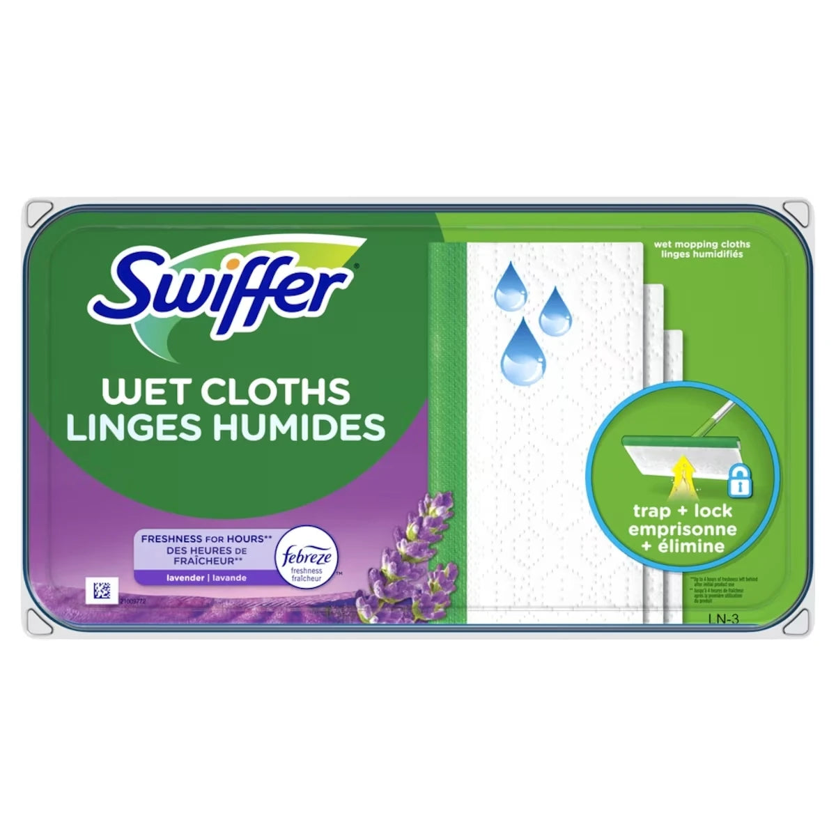 Linges humides parfum Lavande
