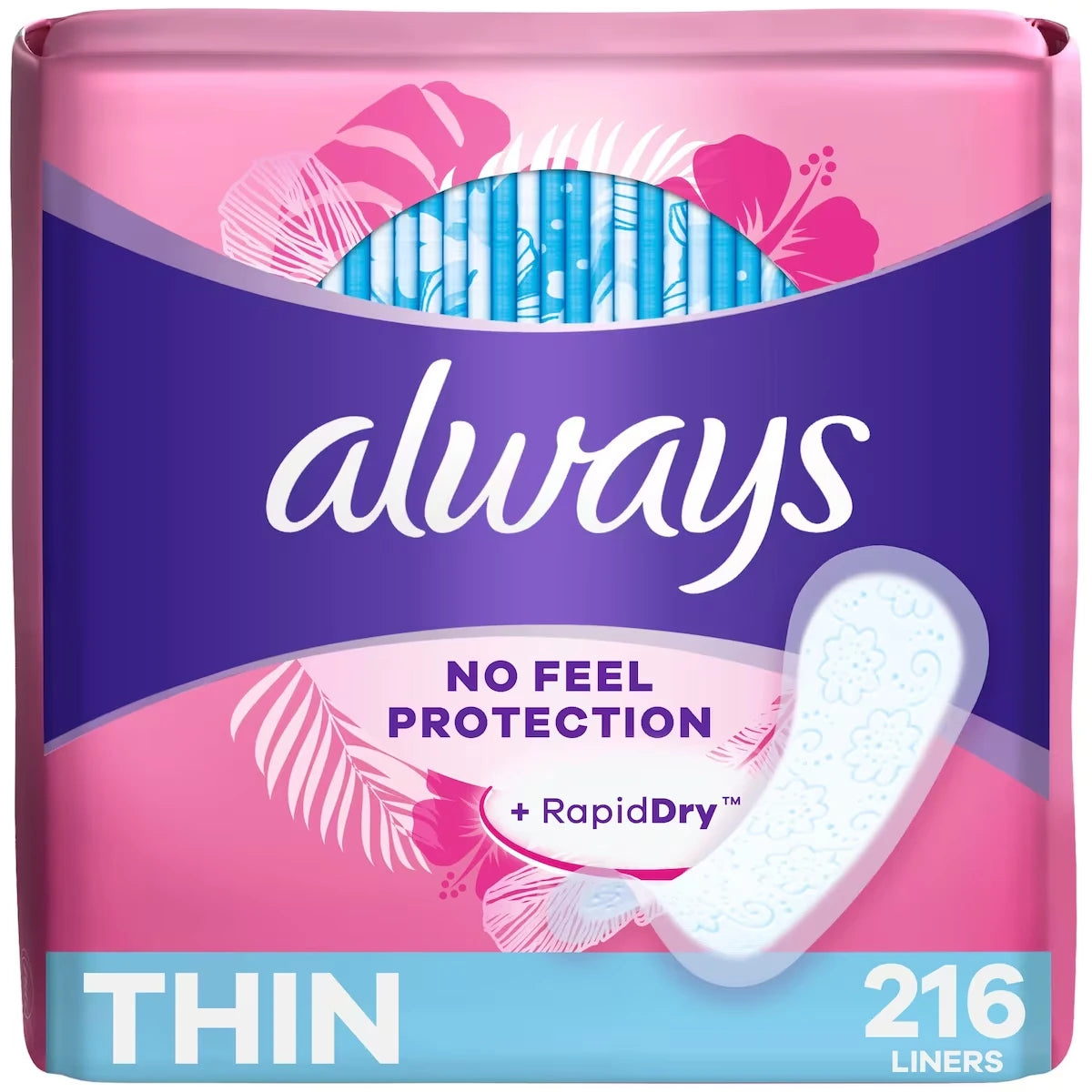 Protège-dessous quotidiens Thin protection imperceptible, degré d’absorption régulier, non parfumés