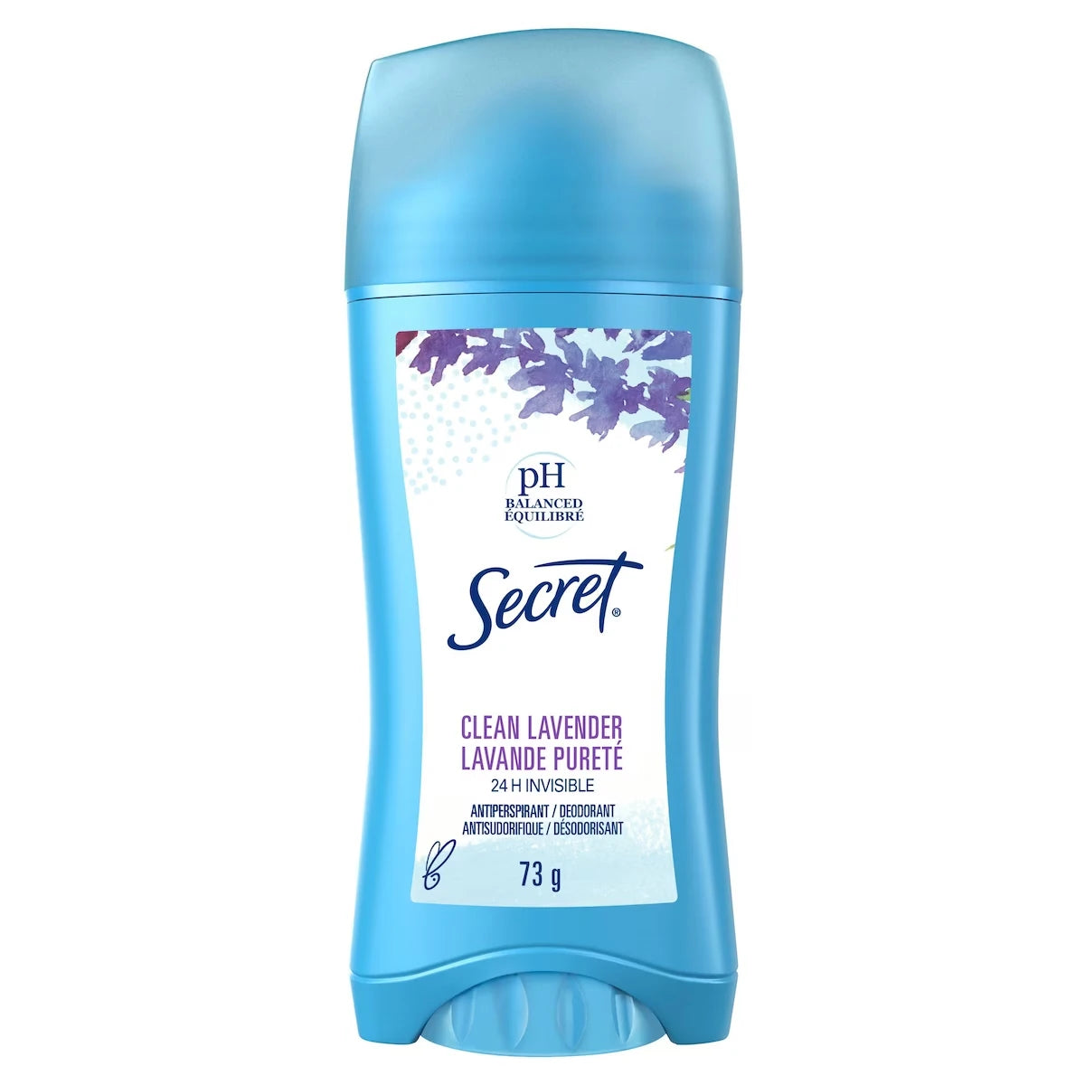 Antisudorifique et désodorisant invisible en bâton, Lavande pureté, 73&nbsp;g