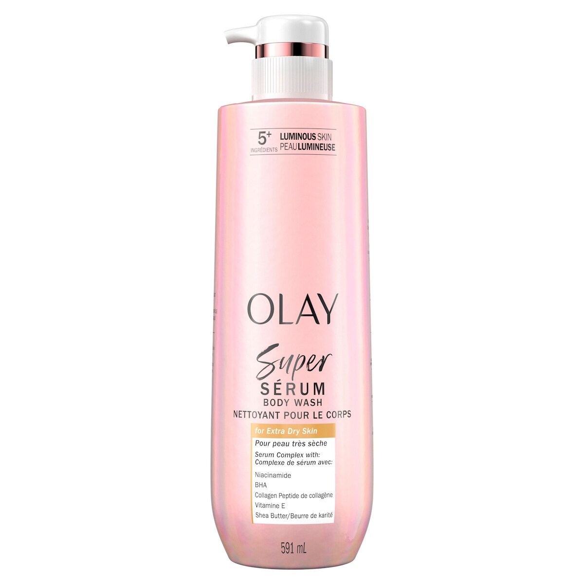 Nettoyant pour le corps Super sérum pour peau très sèche, complexe de sérum pour une peau lumineuse