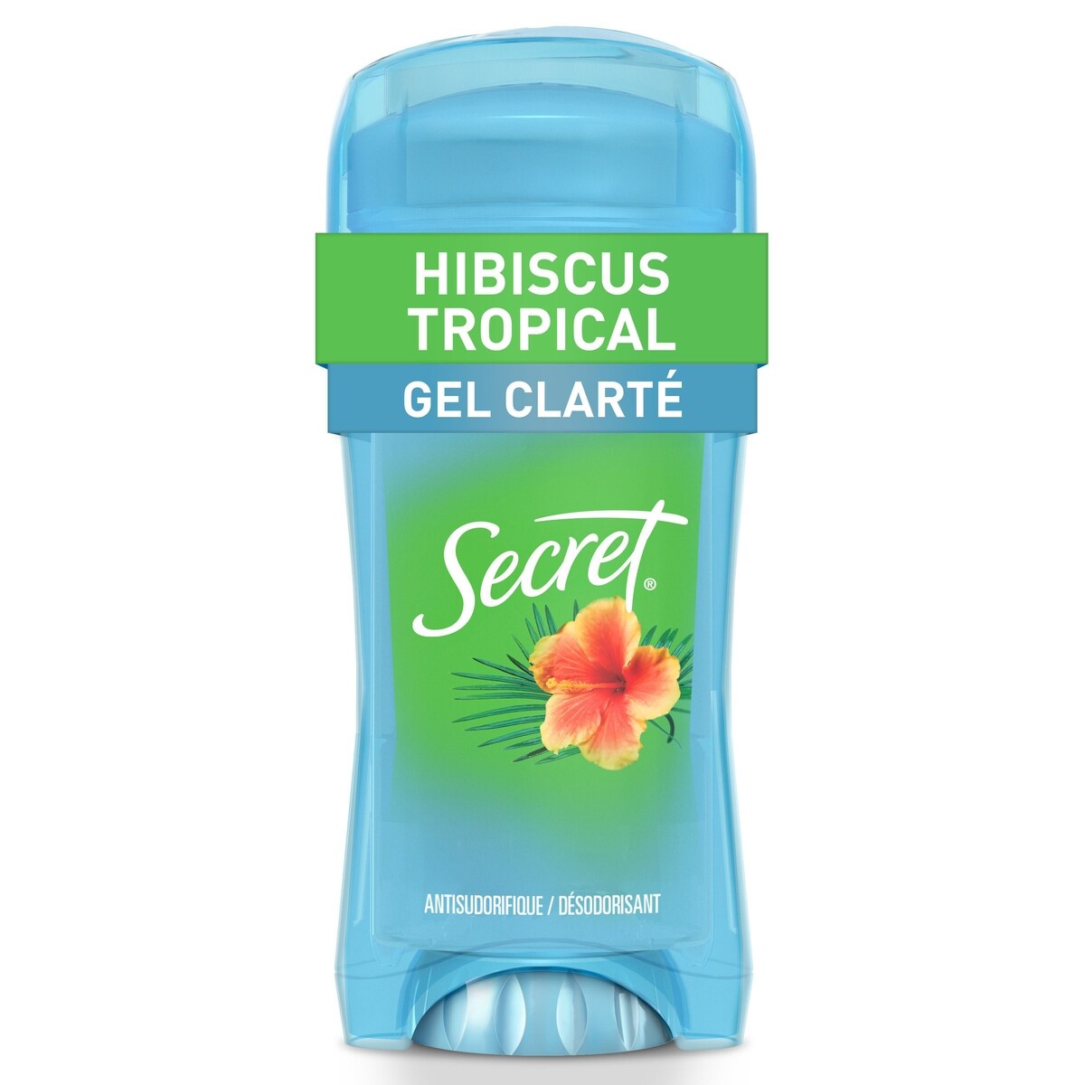 Antisudorifique et désodorisant gel clarté Fraîcheur pour femmes, parfum Hibiscus tropical, 73&nbsp;g