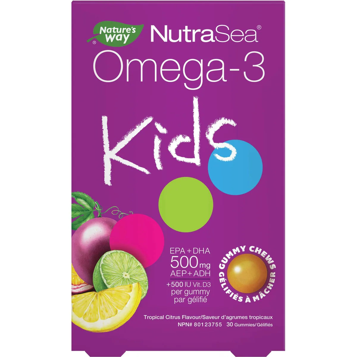 Gélifiés à mâcher NutraSea Oméga-3 pour Enfants