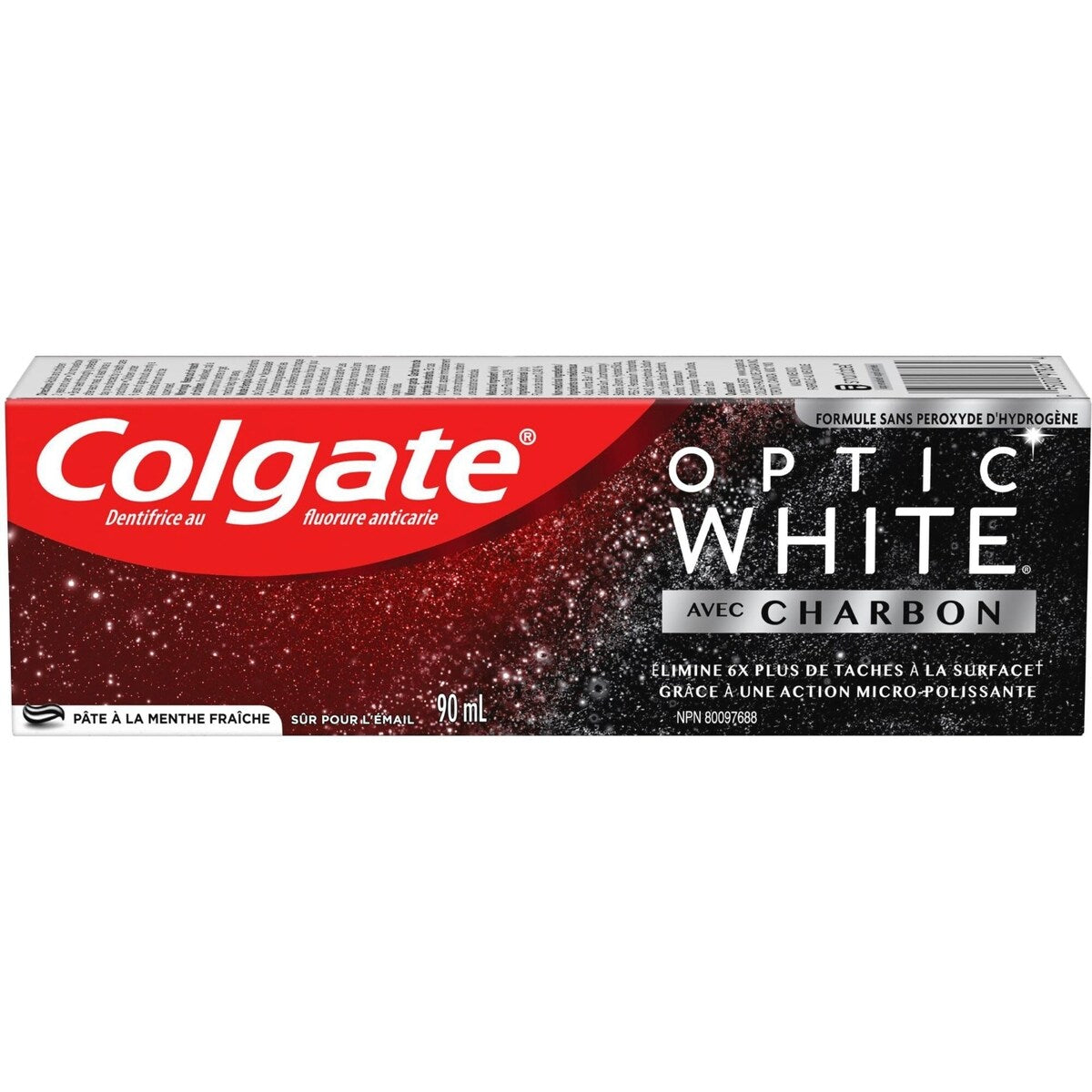Dentifrice Optic White CHARBON 90ml