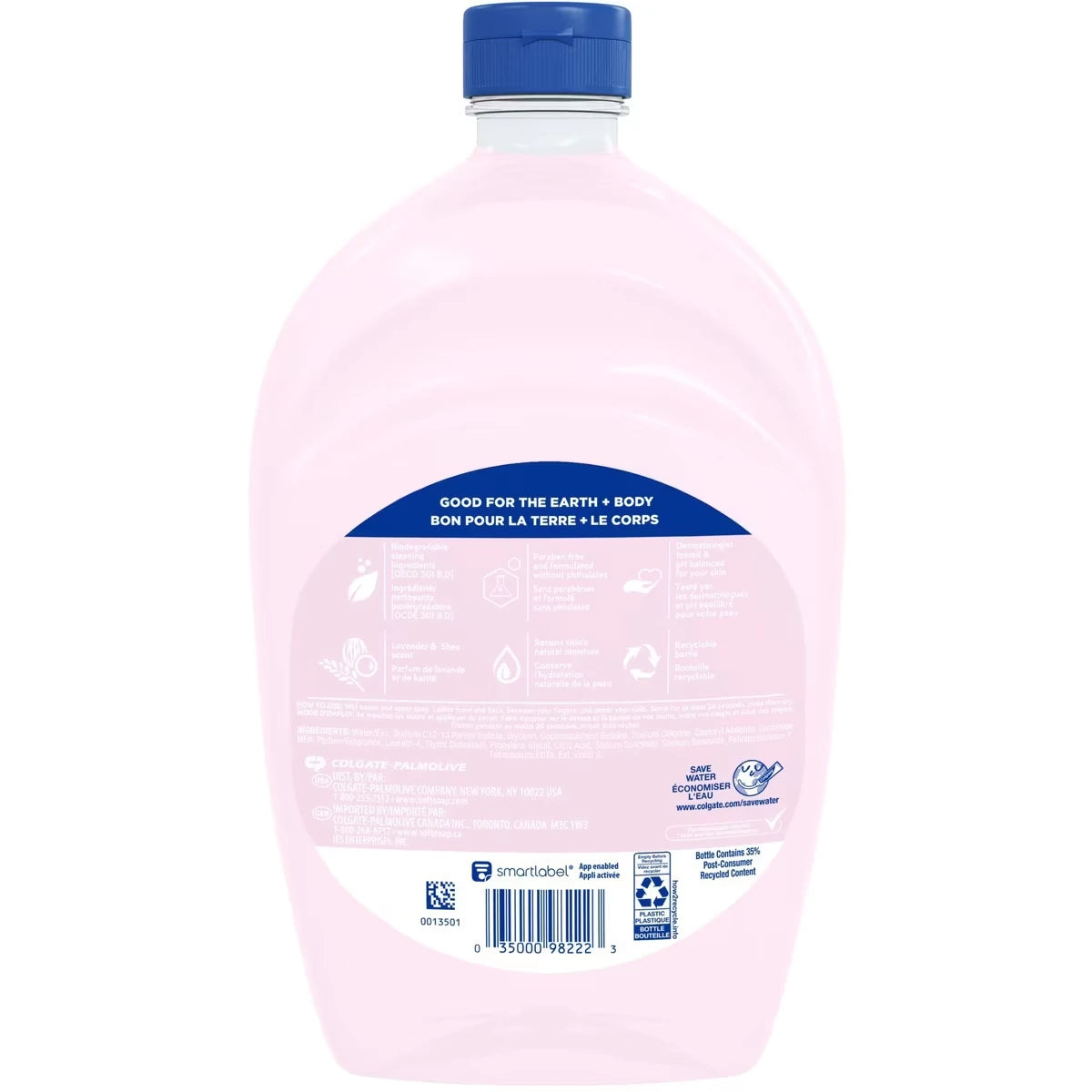 Recharge de savon liquide pour les mains hydratant intense Lavender & Shea Butter, 1,47 L