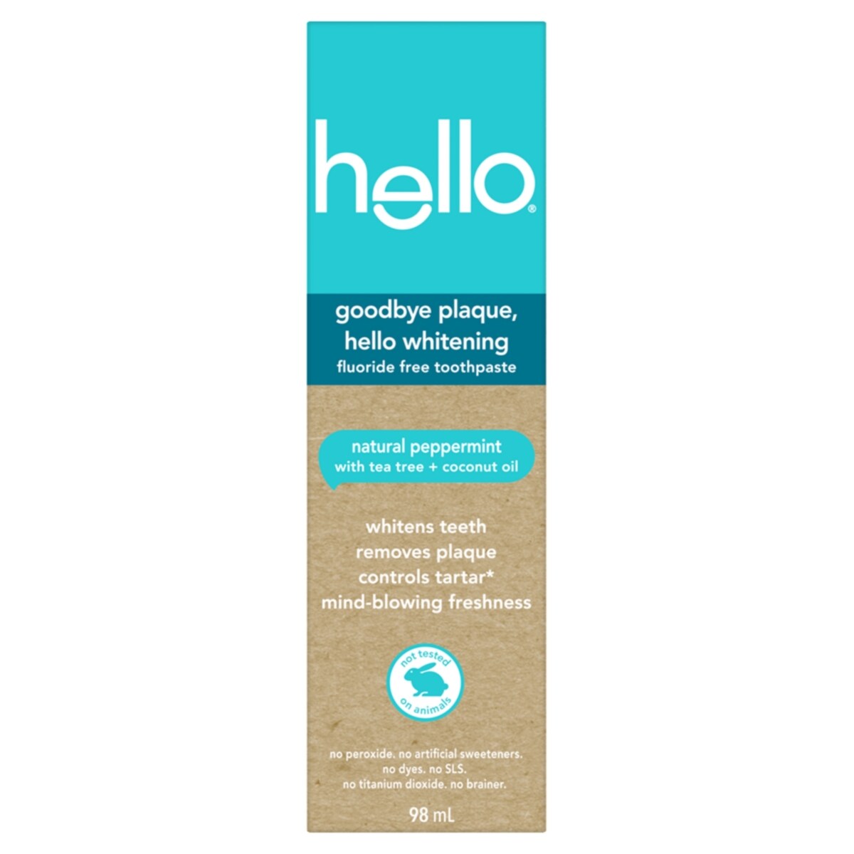 Dentifrice sans fluorure Adieu la plaque, bonjour blanchiment