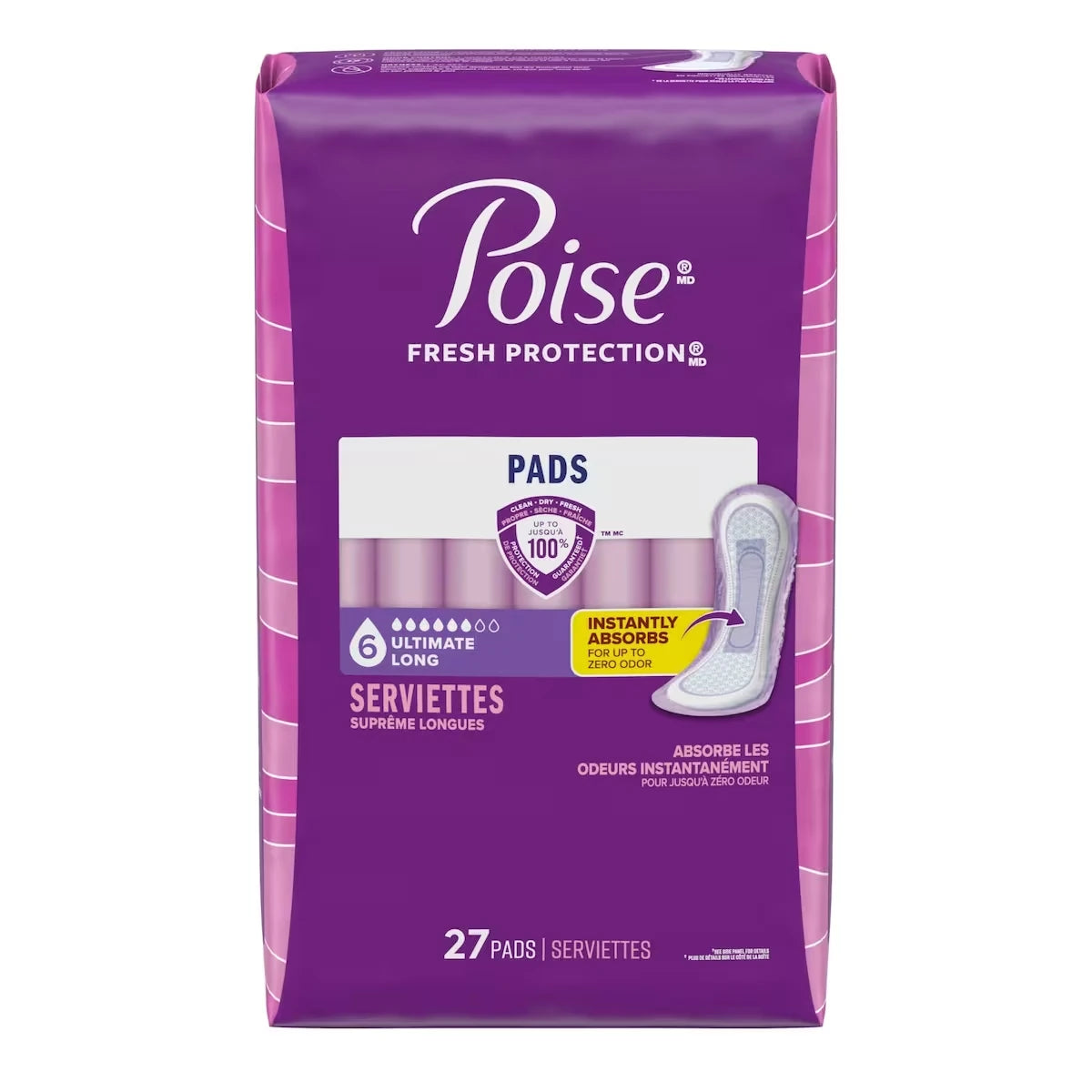 Serviettes De Nuit Pour Incontinence, Absorption Suprême, Longues