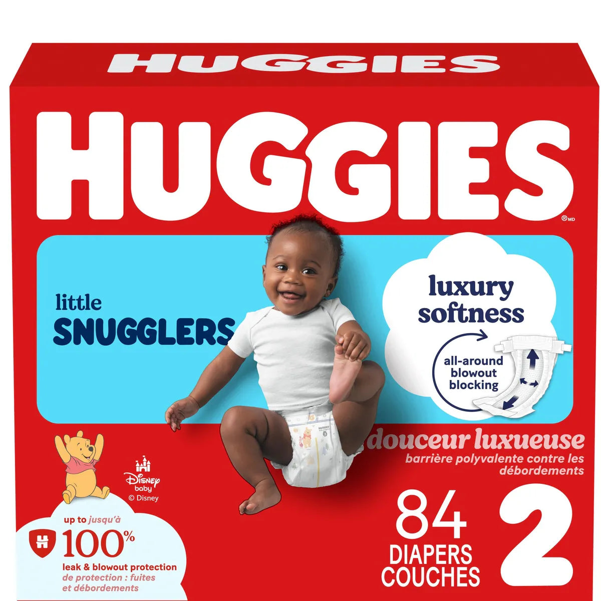 Couches pour bébés  Little Snugglers, taille 2 (5 à 8 kg [12 à 18 livres])
