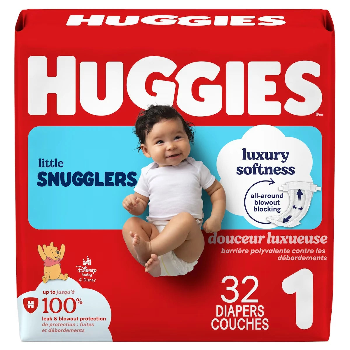 Couches pour bébés  Little Snugglers, taille 1 (4 à 6 kg [8 à 14 livres])