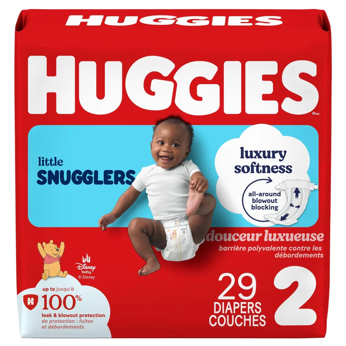 Couches pour bébés  Little Snugglers, taille 2 (5 à 8 kg [12 à 18 livres])