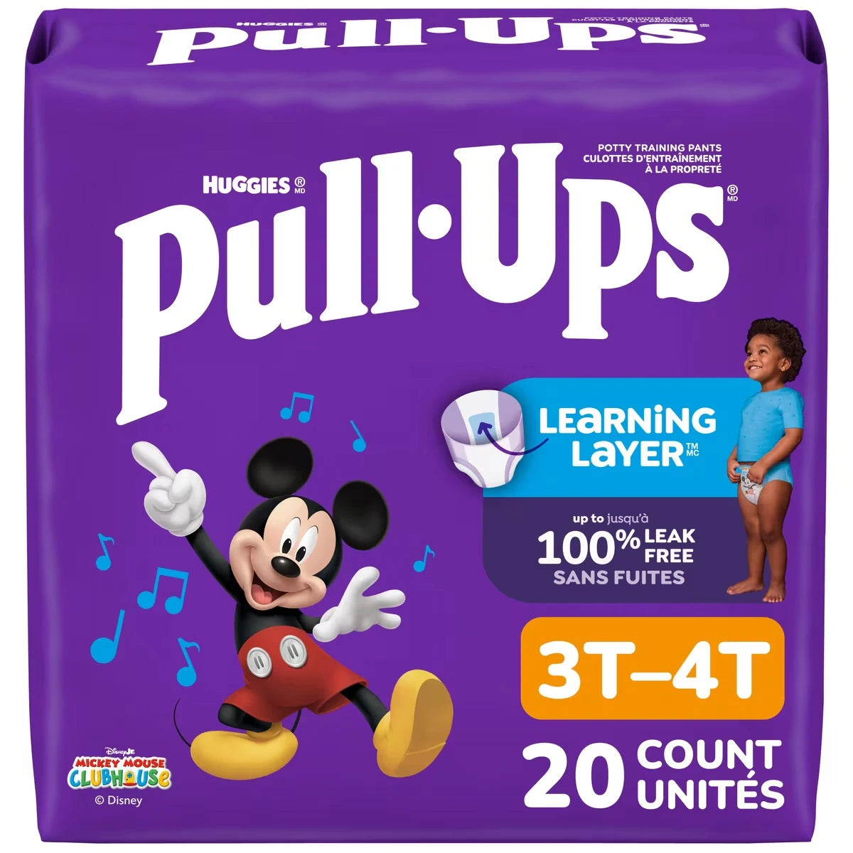 Sous-vêtements d’entraînement Pull-Ups pour garçons, 3T–4T (32–40 lb)