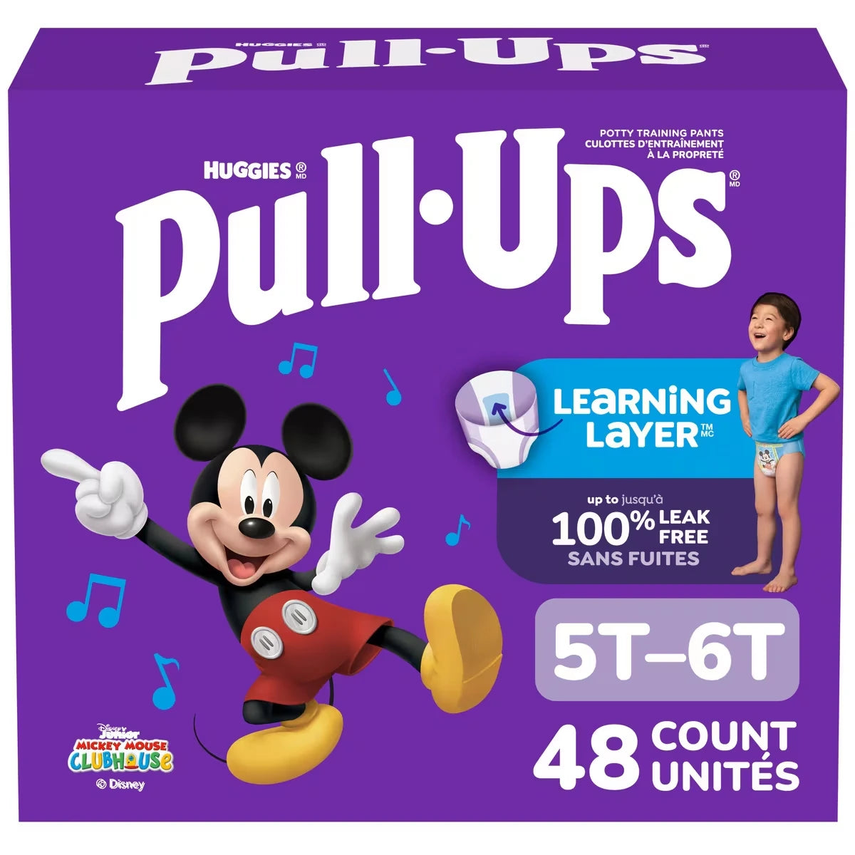 Sous-vêtements d’entraînement Pull-Ups pour garçons, 5T–6T (46–60 lb)