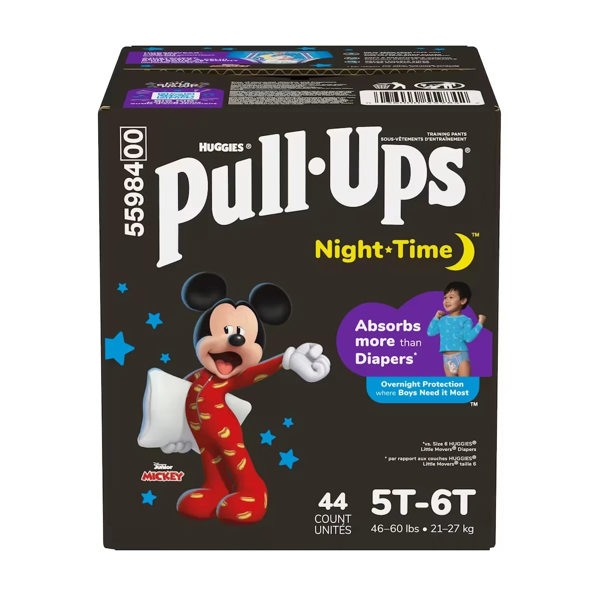 Sous-vêtements d’entraînement Pull-Ups Learning Designs pour garçons, 5T-6T (42-60 lbs)