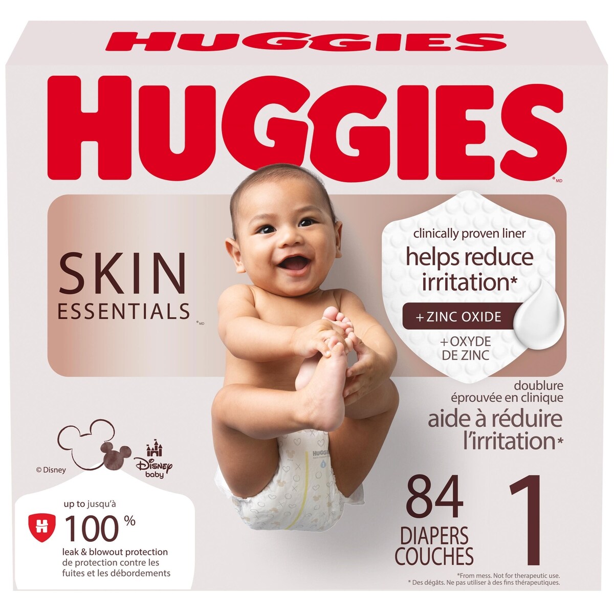Couches pour bébés  Skin Essentials,  taille 1 (8-14 lb)