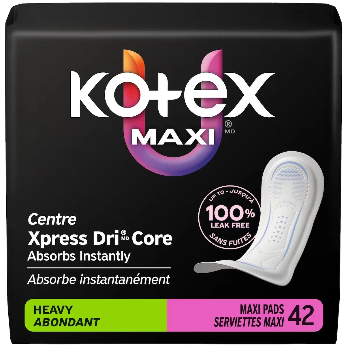 Serviettes maxi , absorption élevée