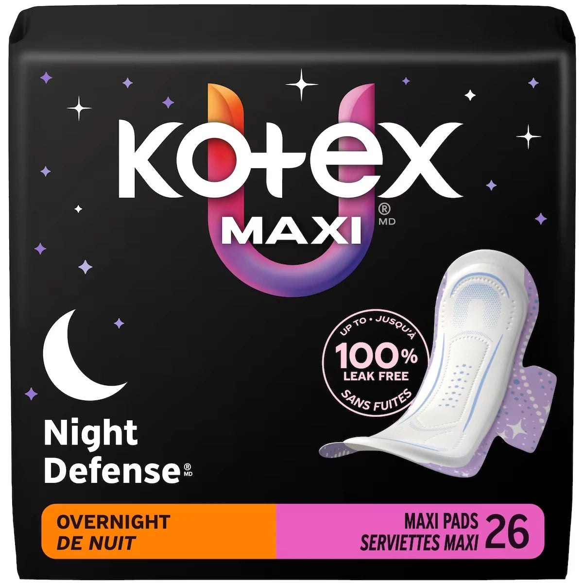 Serviettes maxi de nuit  avec ailes