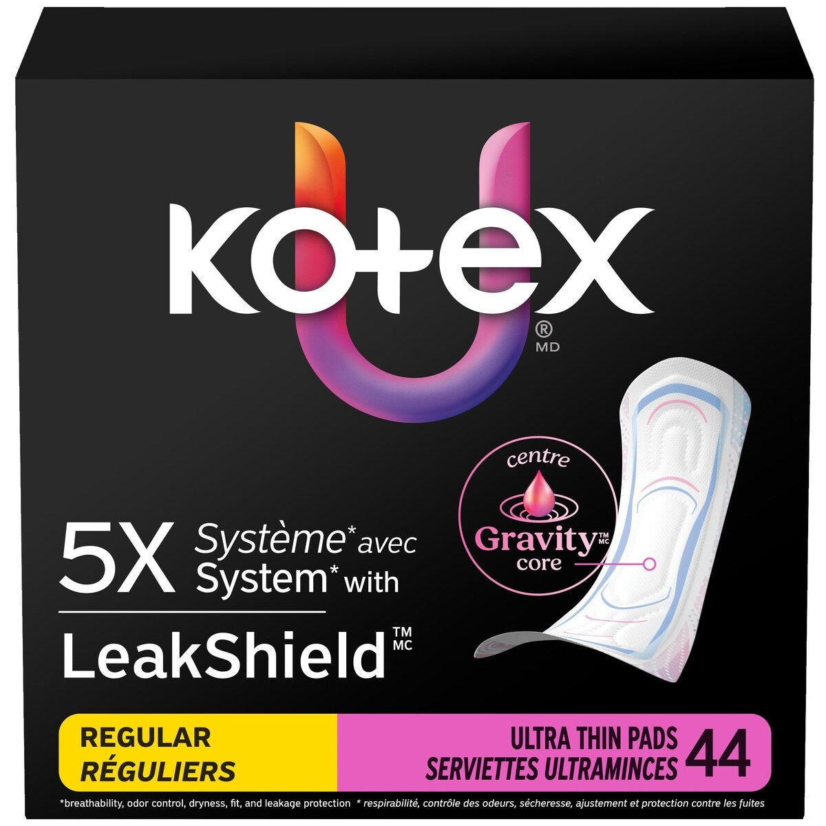 Serviettes ultraminces , absorption régulière