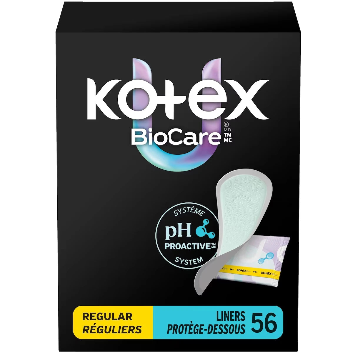 Protège-dessous pour le quotidien emballés  BioCare, absorption légère, longueur régulière
