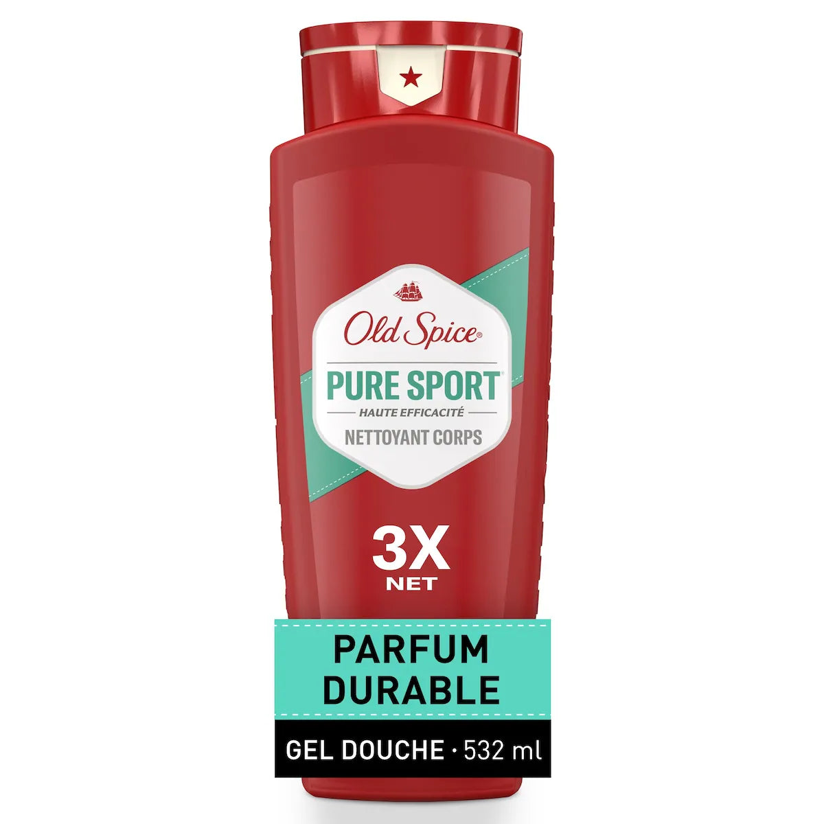 Nettoyant pour le corps High Endurance pour hommes, parfum Pure Sport, 532 mL