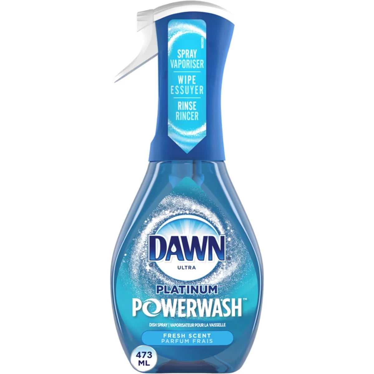 Vaporisateur pour la vaisselle Powerwash, trousse de départ de savon à vaisselle liquide, Frais