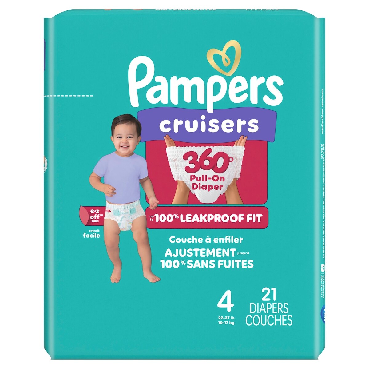 PAMPERS Cruis 360 TAILL4 JUMBO 4/21 U