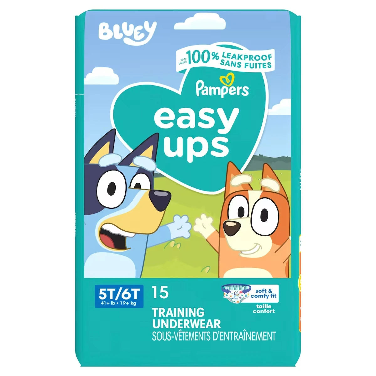 Sous-vêtements d’entraînement Easy Ups, taille&nbsp;7 5T/6T, garçons, 15&nbsp;sous-vêtements