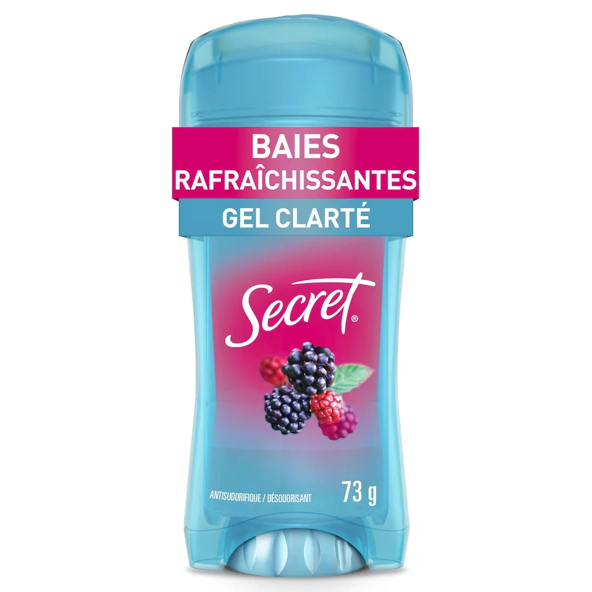 Antisudorifique et désodorisant gel clarté, parfum Baies