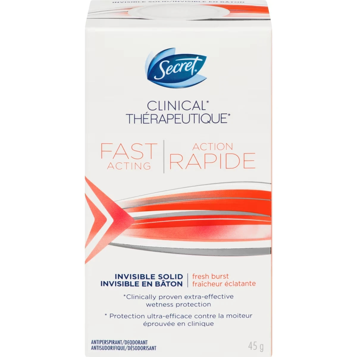 L'Antisudorifique et Déodorant Secret Clinical Action Rapide