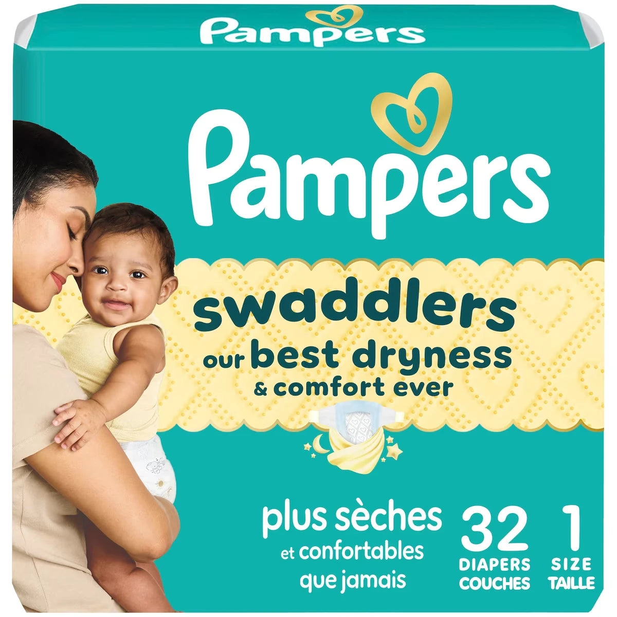 Swaddlers – Taille 1 – Format Jumbo – 4