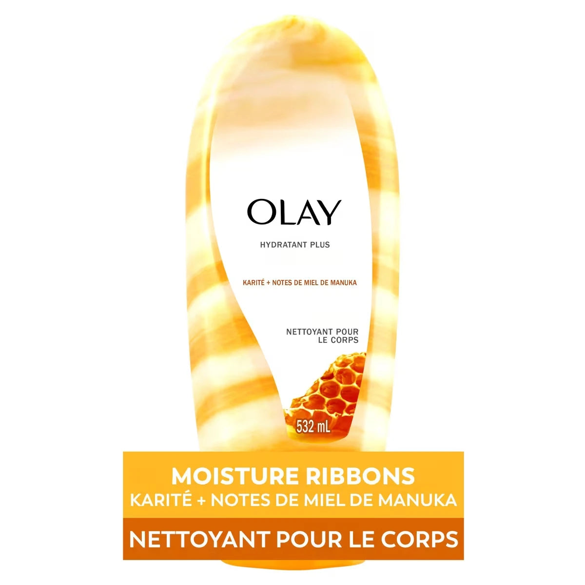 Nettoyant pour le corpsMoisture Ribbons Plus Beurre de karité et miel de Manuka, 532 mL