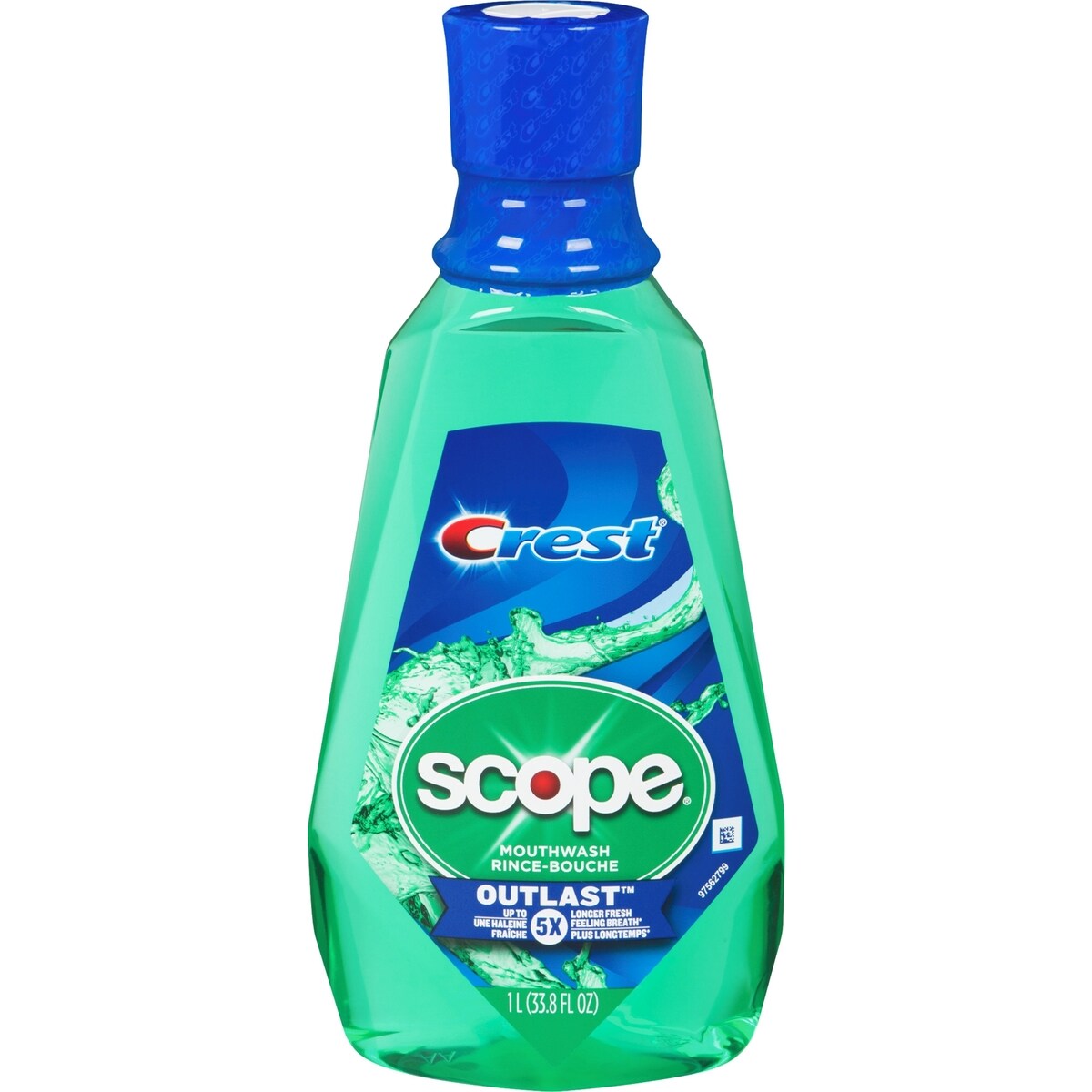Rince-bouche Scope Outlast, saveur Menthe longue durée, 1 L