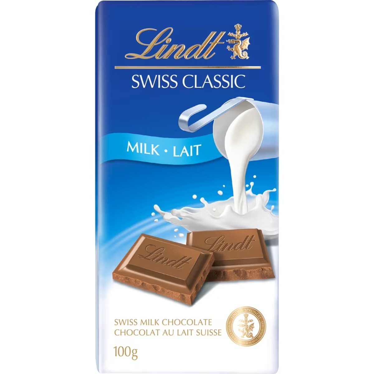 Chocolat au lait SWISS CLASSIC – Barre 100 g