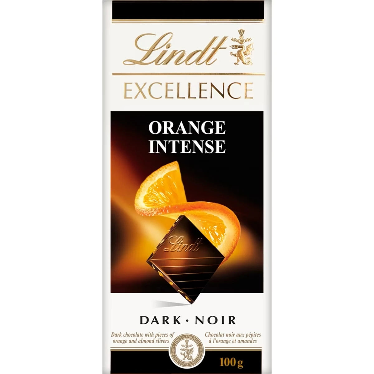 Chocolat noir EXCELLENCE Orange Intense – Barre (100 g)