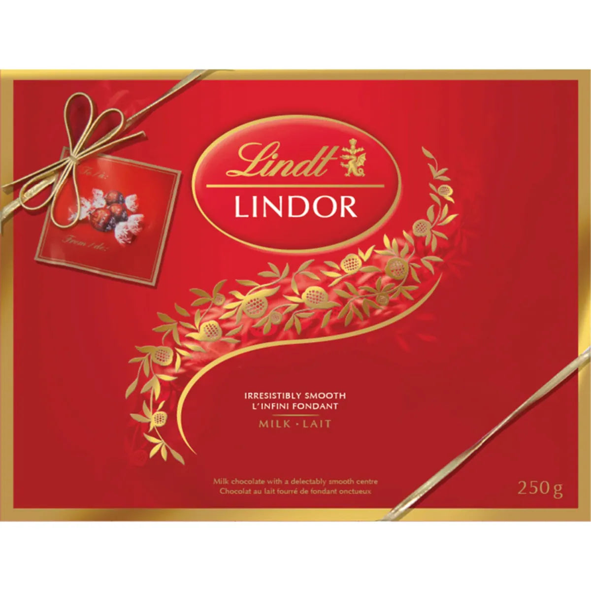 Truffes LINDOR Prestige au chocolat au lait de – Boîte-cadeau (250 g)