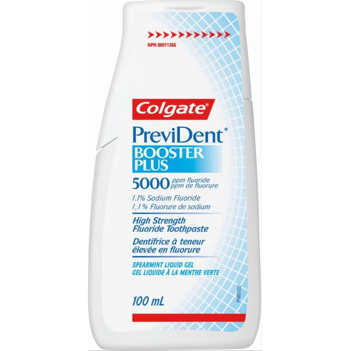 * Prevident * Booster Plus 1,1% De Dentifrice Fluorure De Sodium Neutre, 100 Ml