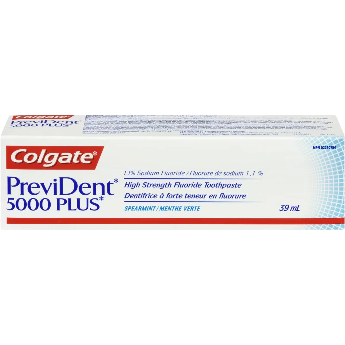 * Prevident * Booster Plus 5000 Ppm Dentifrice Fluorure Anti-Carie, Menthe, 39 Ml