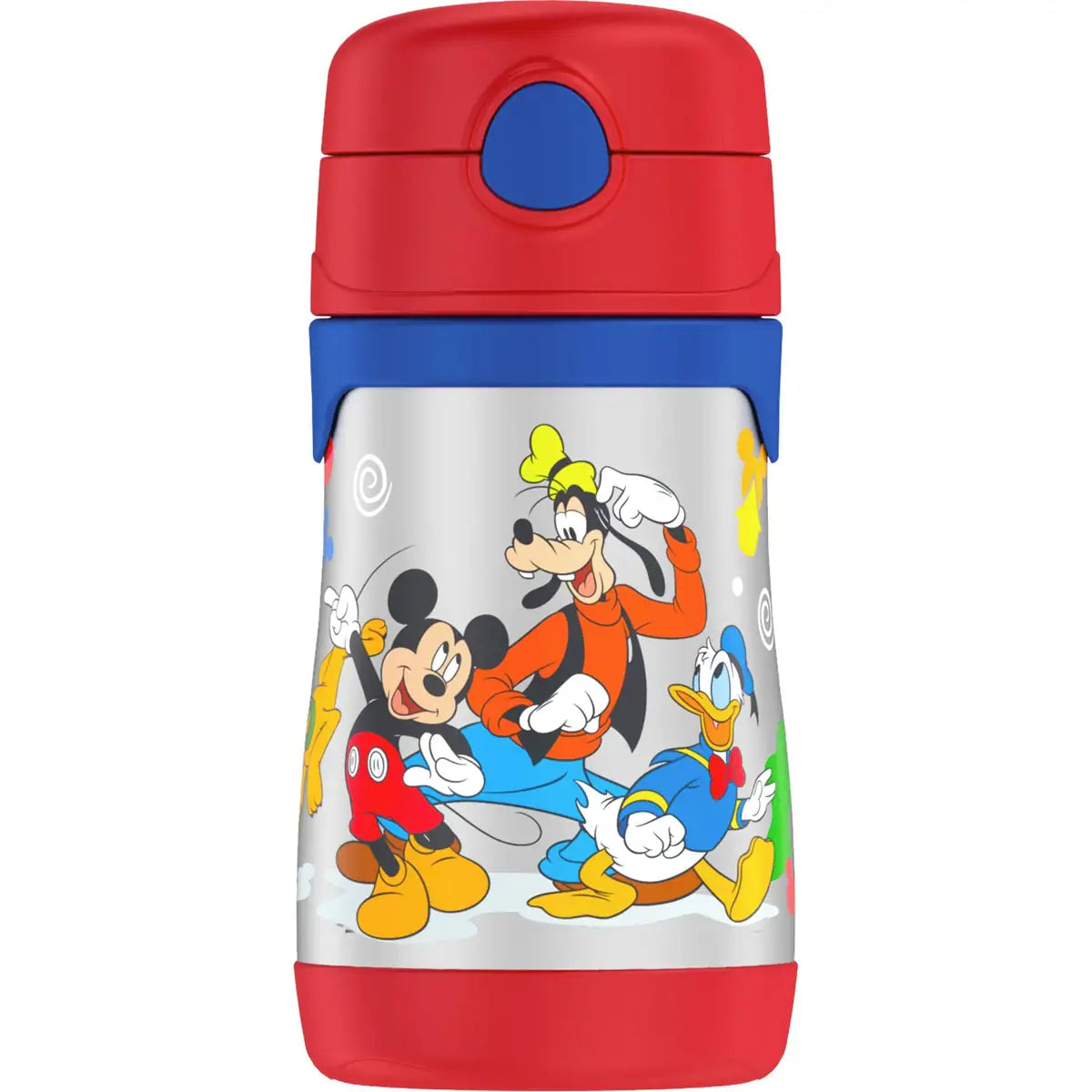 Bouteille d'eau FUNtainer®  de 290 ml avec paille Mickey Mouse Clubhouse